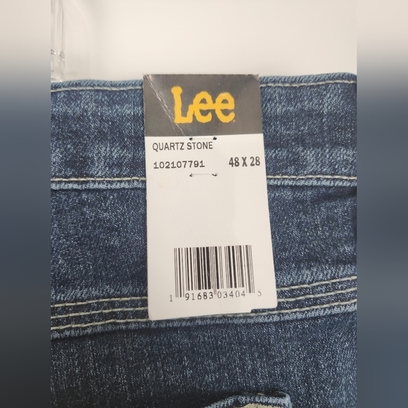 Lee Carpenter Loose Fit Straight Leg Quartz Stone Jeans 48x28 - Picture 8 of 10